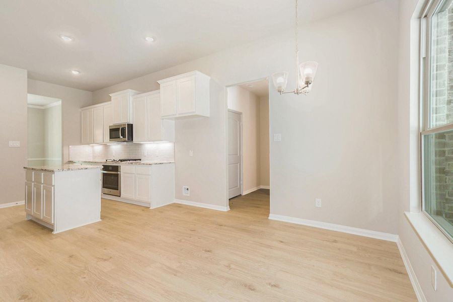 Furnished interior view inside a new home in , Bay City (Image 5).