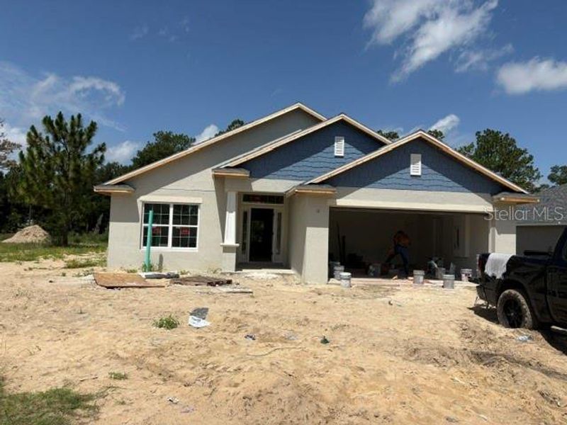 In-progress construction of a new home in Juliette Falls, Dunnellon, FL (Image 2). In-progress construction of a new home in Juliette Falls, Dunnellon, FL (Image 2).