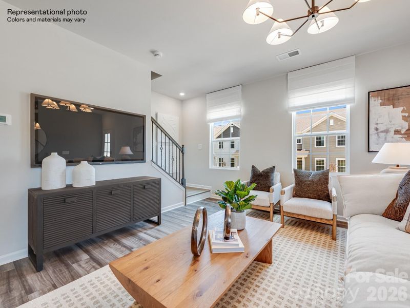 Furnished interior view inside a new home in Cannon Village, York (Image 9).