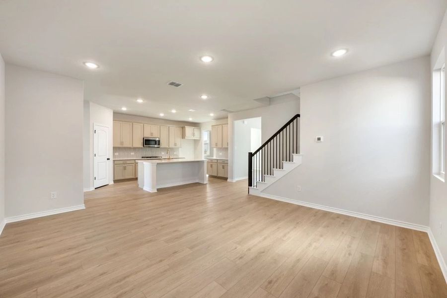 Family Room, Kitchen