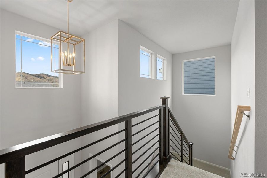 Furnished interior view inside a new home in The Manors Collection at Golden Overlook, Golden (Image 7).