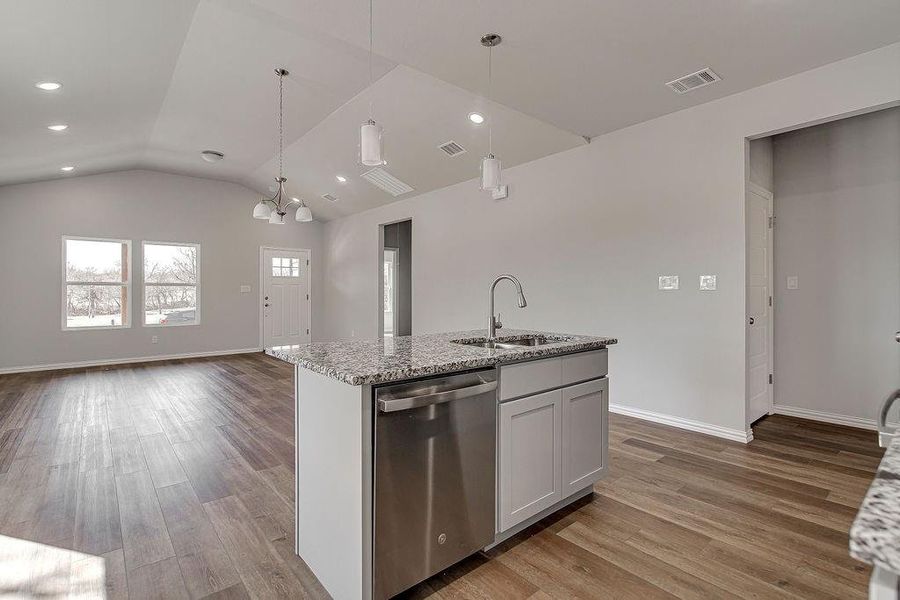 Furnished interior view inside a new home in , Fort Worth (Image 9).