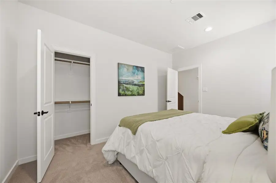 Furnished interior view inside a new home in Fulton Crossing, Houston (Image 12).