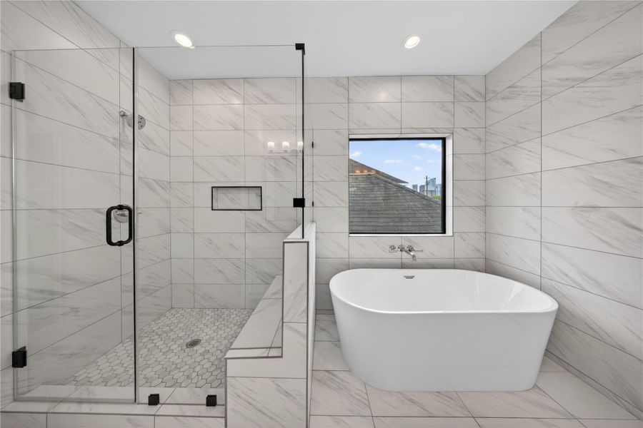 Furnished interior view inside a new home in , Houston (Image 10).