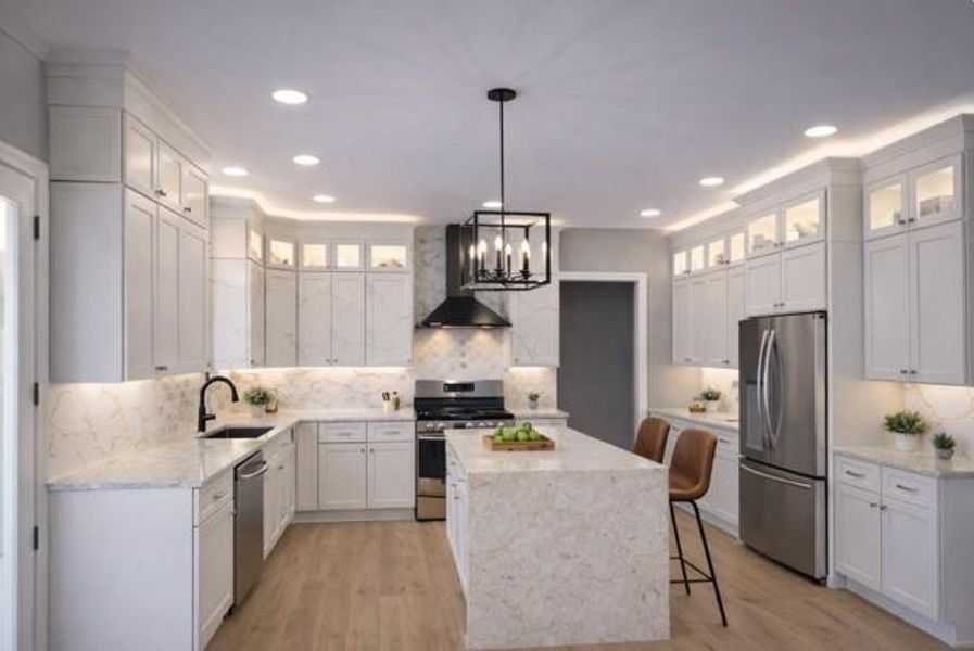 Furnished interior view inside a new home in , Cumming (Image 4).