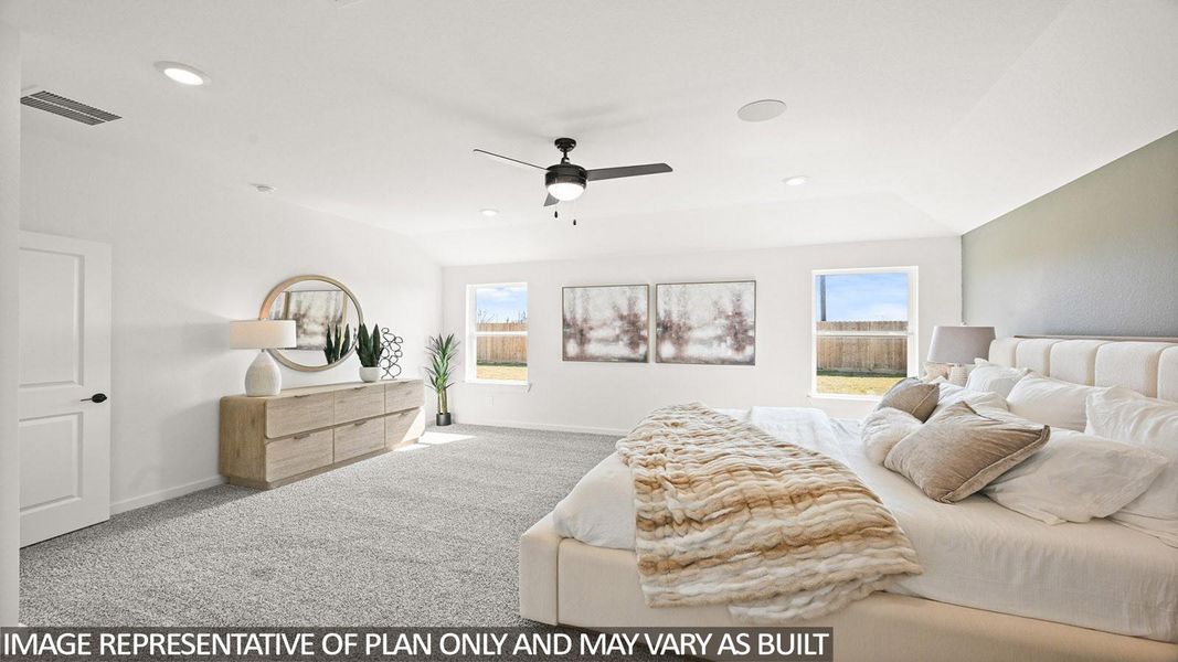 Furnished interior view inside a new home in Riverside Estates, Baytown (Image 22).