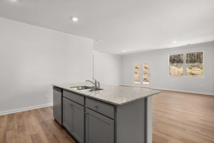 Furnished interior view inside a new home in Northwoods at Mirror Lake, Villa Rica (Image 8).