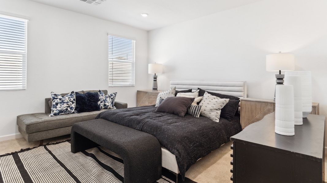 Furnished interior view inside a new home in Desert Moon Estates, Buckeye (Image 13).