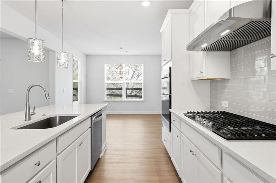 Furnished interior view inside a new home in Carmichael Farms, Canton (Image 7).