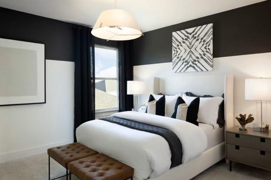 Photo of Pulte model home with same floor plan, not of actual home listed. Photo of Pulte model home with same floor plan, not of actual home listed.