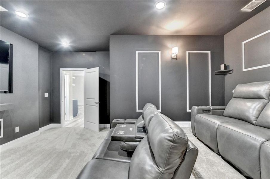 Furnished interior view inside a new home in Long Hollow Landing, Gainesville (Image 29).