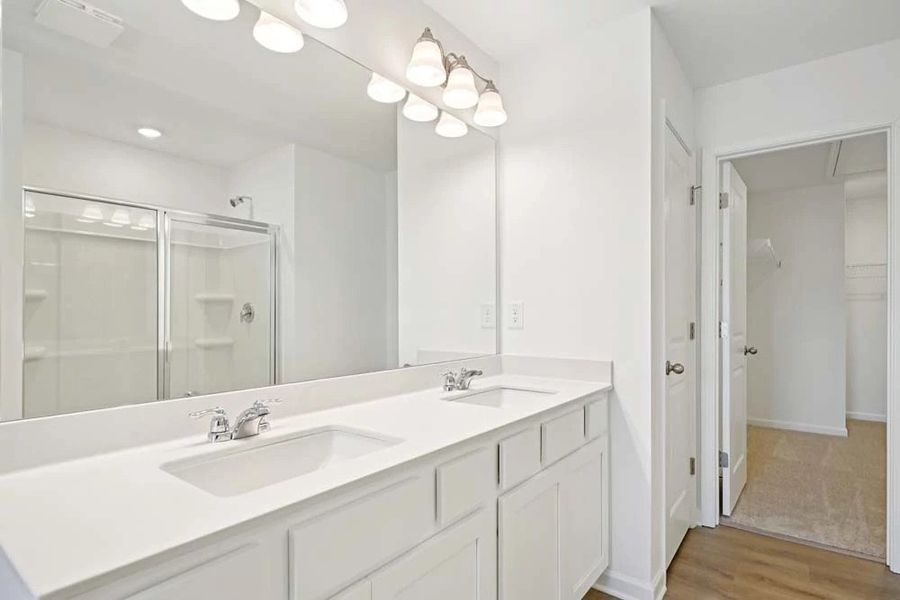 Primary Bathroom featuring Timeless Collection Finishes