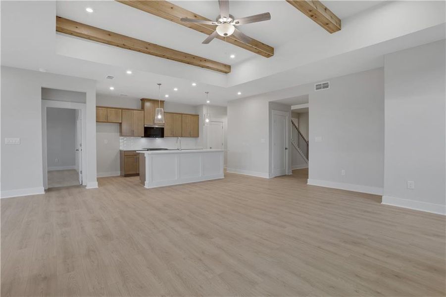 Spacious, unfurnished interior of a new home in Cambridge at Steels Bridge, Canton (Image 41).