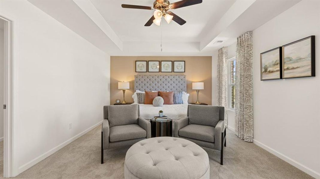 Furnished interior view inside a new home in Fox Crossing, Griffin (Image 17).
