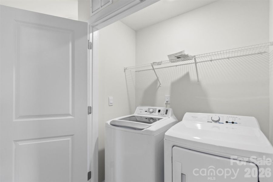 Laundry Area - Actual Home