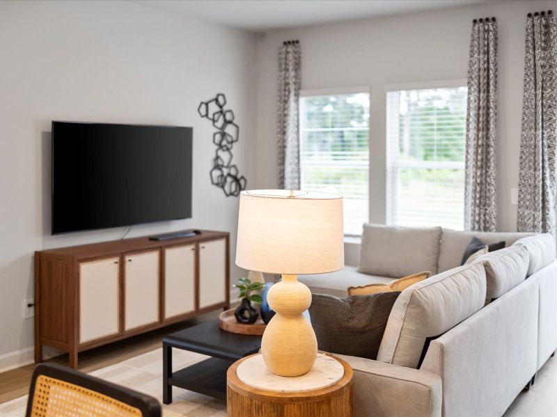 Furnished interior view inside a new home in Avalon Townes, Lyman (Image 7).