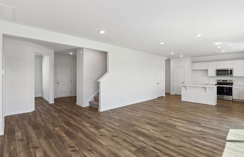 Spacious, unfurnished interior of a new home in Highlands of Carter's Station, Columbia (Image 33). Spacious, unfurnished interior of a new home in Highlands of Carter's Station, Columbia (Image 33).
