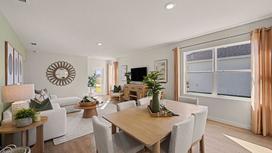 Representative furnished interior of a home built from the Harper by D.R. Horton in Venetian Grove, Vero Beach (Image 10).
