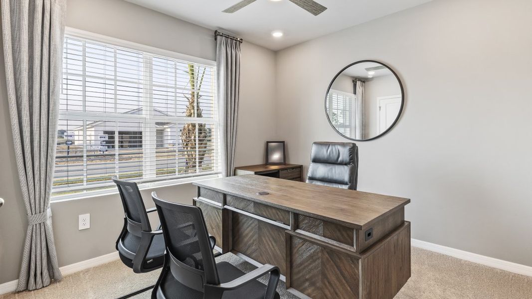 Furnished interior view inside a new home in Bentley Crossing - Express & Tradition, Fort Myers (Image 16).