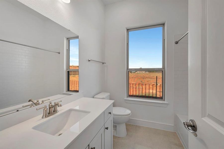 Furnished interior view inside a new home in Sterling Greene, Arlington (Image 8). Furnished interior view inside a new home in Sterling Greene, Arlington (Image 8).