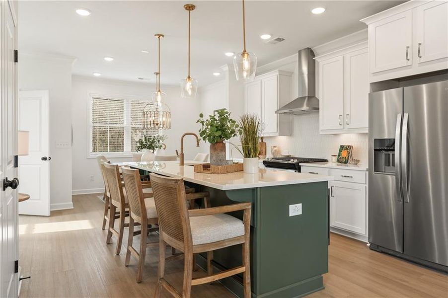 Furnished interior view inside a new home in Wilkins Walk, Mableton (Image 9).