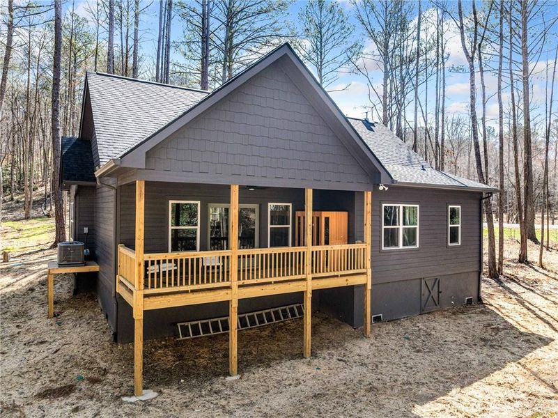 Exterior details and patio area of a home in , Talking Rock (Image 3).