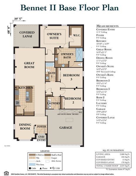 Bennet II Floor Plan