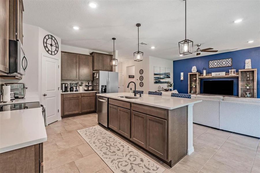 Furnished interior view inside a new home in Deerbrook, Land O' Lakes (Image 23).