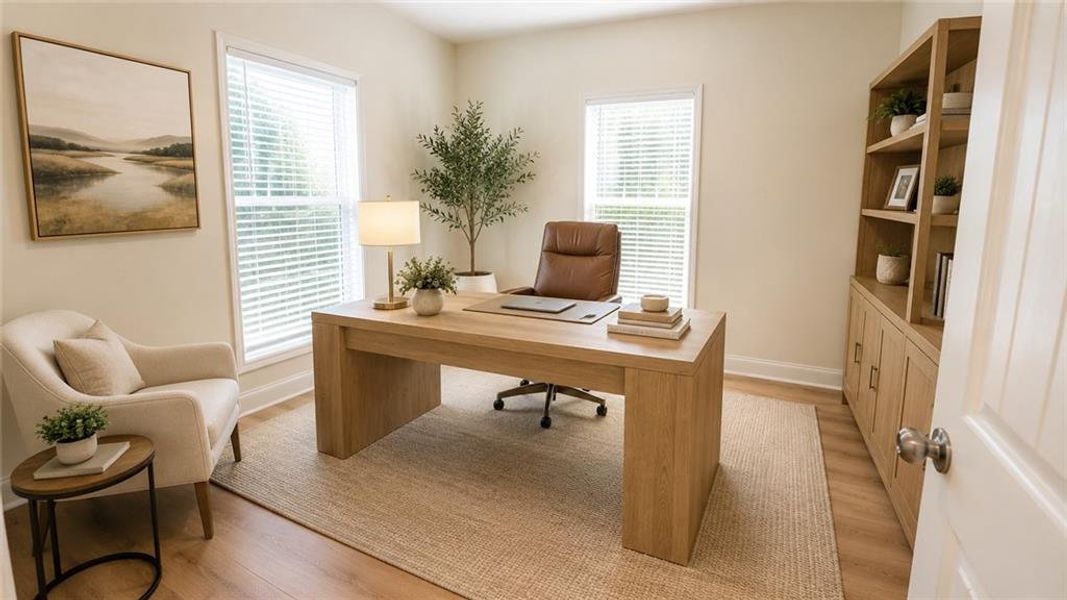 Furnished interior view inside a new home in , Blairsville (Image 8). Furnished interior view inside a new home in , Blairsville (Image 8).