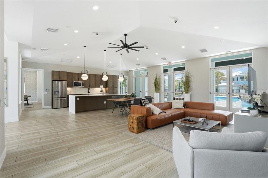 Furnished interior view inside a new home in , Bonita Springs (Image 36).