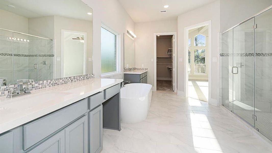 Furnished interior view inside a new home in Lakeside at Tessera, Lago Vista (Image 9).