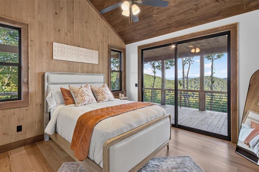 Furnished interior view inside a new home in , Blue Ridge (Image 7).