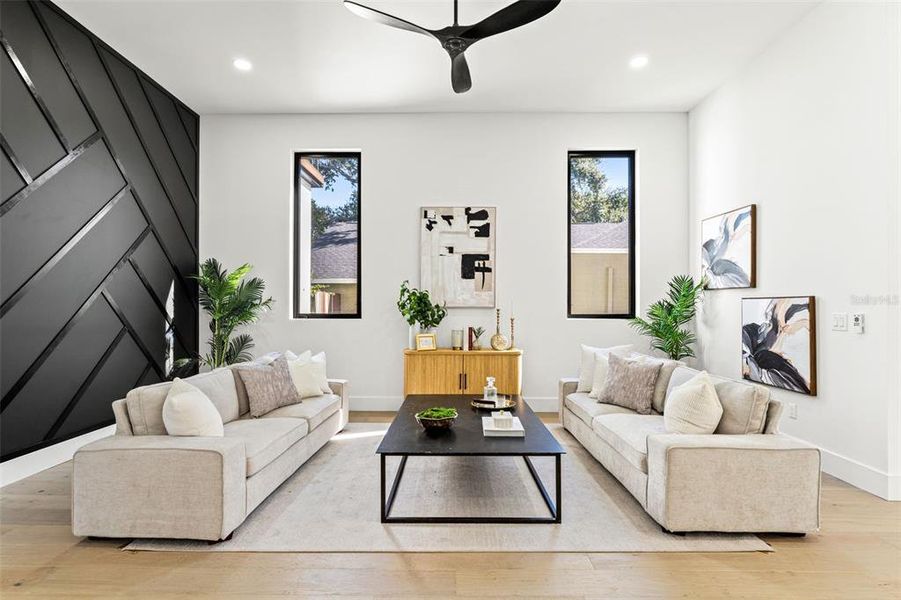 Furnished interior view inside a new home in , Tampa (Image 20). Furnished interior view inside a new home in , Tampa (Image 20).