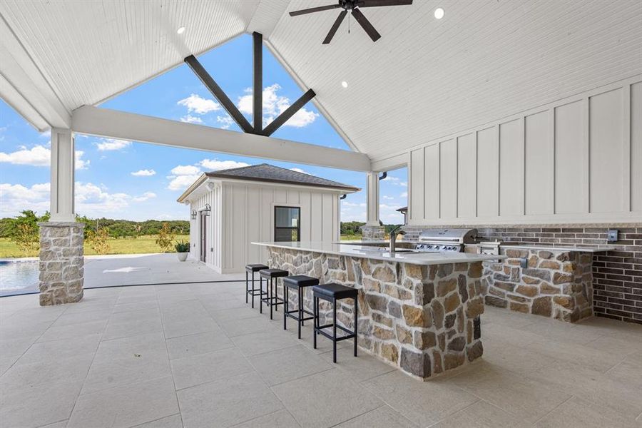 Exterior details and patio area of a home in , Wills Point (Image 3).