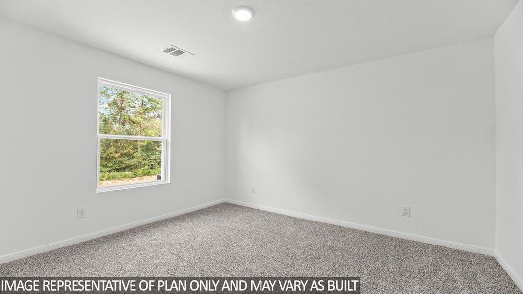 Spacious, unfurnished interior of a new home in Baron Village, Conroe (Image 9). Spacious, unfurnished interior of a new home in Baron Village, Conroe (Image 9).