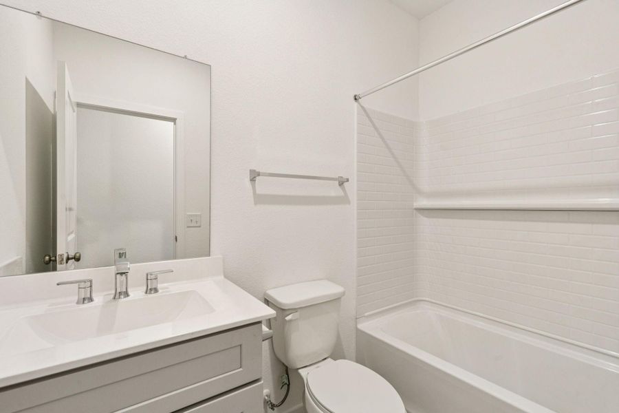 Furnished interior view inside a new home in Mavera, Conroe (Image 13).