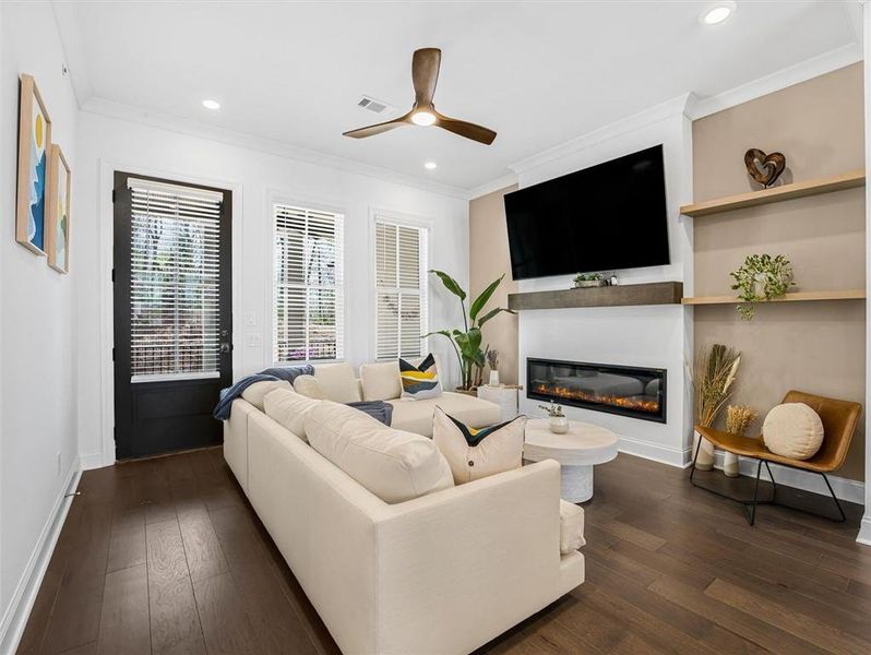 Furnished interior view inside a new home in , Norcross (Image 6).