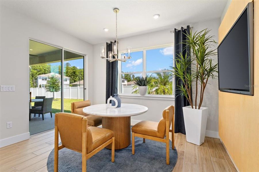 Furnished interior view inside a new home in Meridian Parks, Orlando (Image 4).