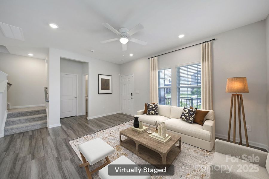 Furnished interior view inside a new home in Preston Park, Pineville (Image 8). Furnished interior view inside a new home in Preston Park, Pineville (Image 8).
