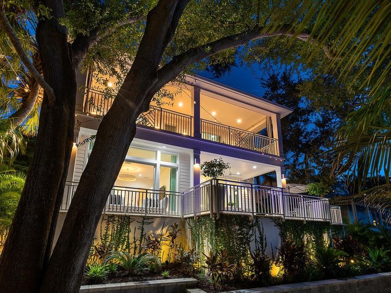 Exterior details and patio area of a home in , Sarasota (Image 36).