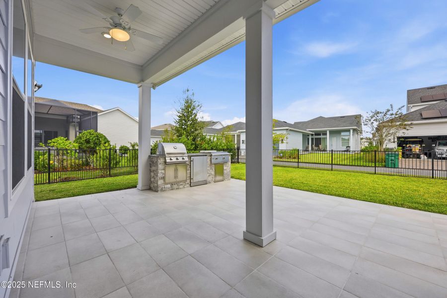 Exterior details and patio area of a home in , Jacksonville (Image 27).