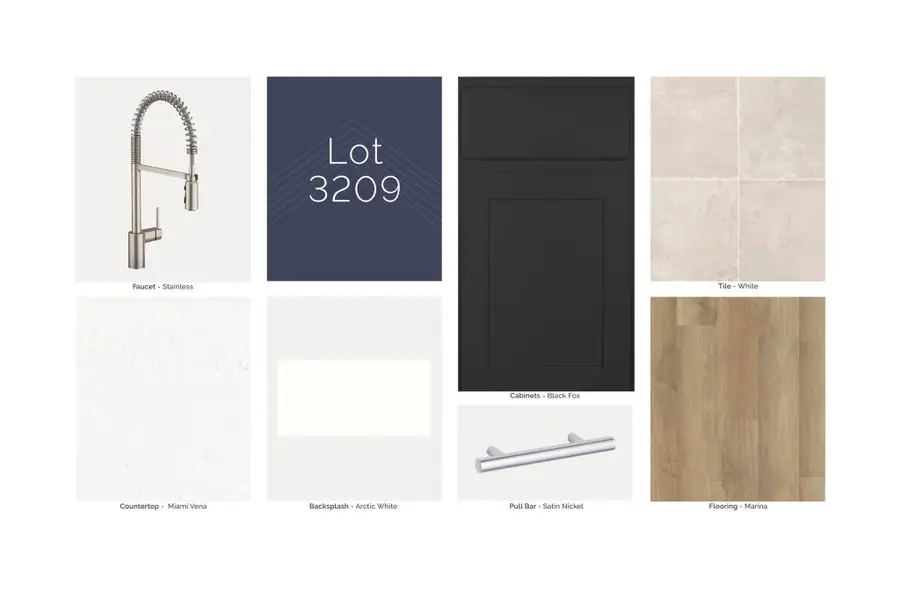 Sample of building materials used in homes in Sorella, Tomball (Image 16).