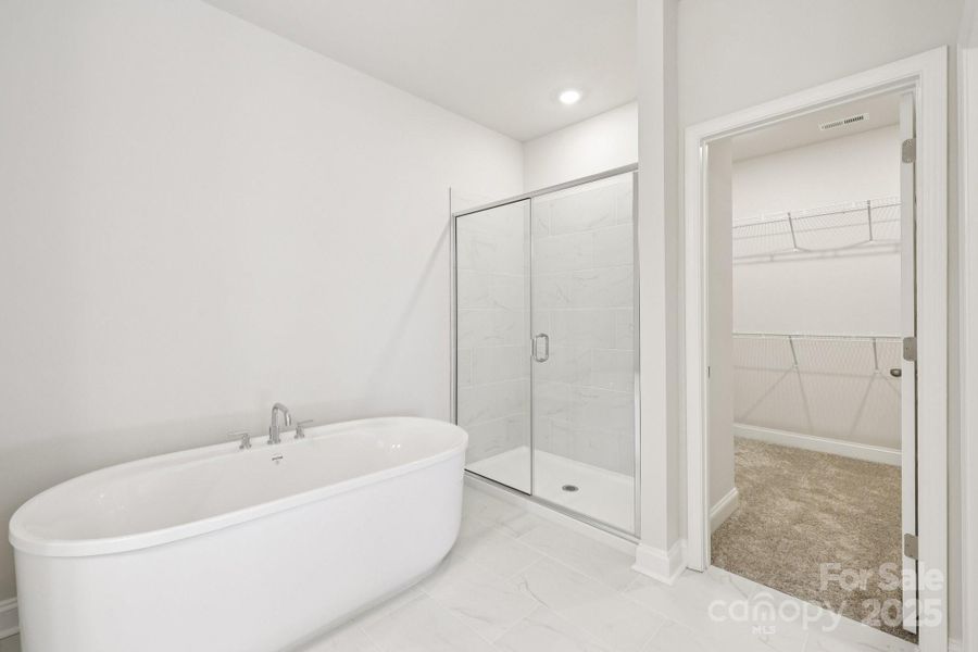 Furnished interior view inside a new home in Edgewood Preserve, Huntersville (Image 11).