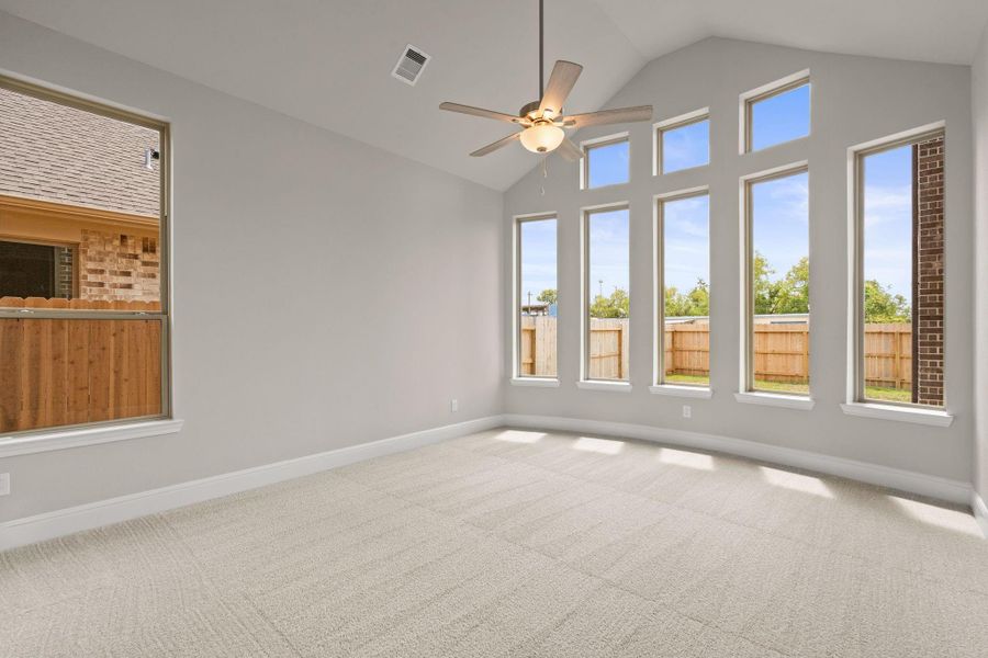 Spacious, unfurnished interior of a new home in Coastal Point, League City (Image 26).