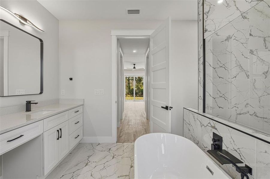 Furnished interior view inside a new home in , Rotonda West (Image 29).