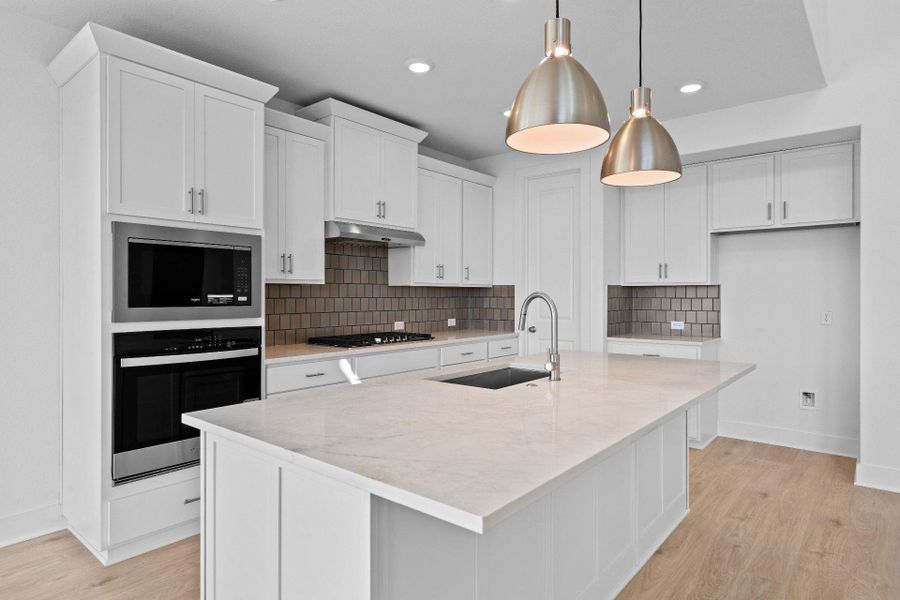 Center Island in Kitchen