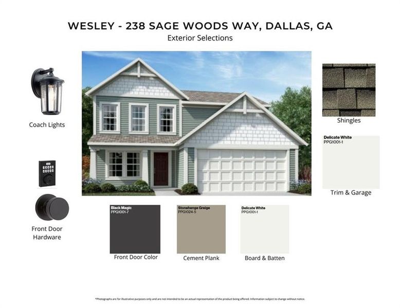 Sample of building materials used in homes in Sage Woods, Dallas (Image 3). Sample of building materials used in homes in Sage Woods, Dallas (Image 3).
