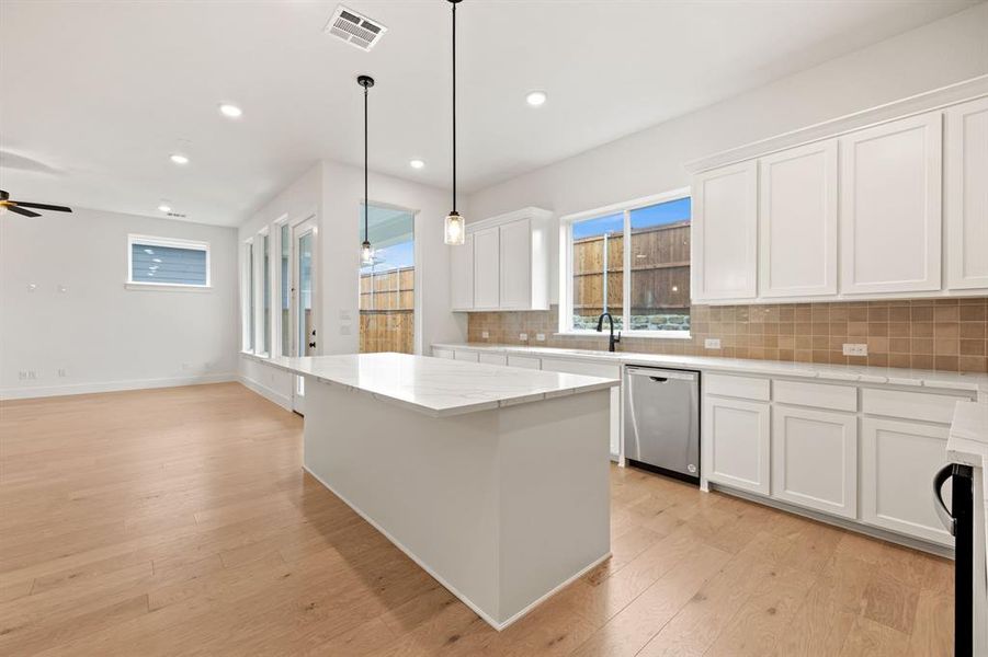 Furnished interior view inside a new home in North Square at Uptown, Celina (Image 15).