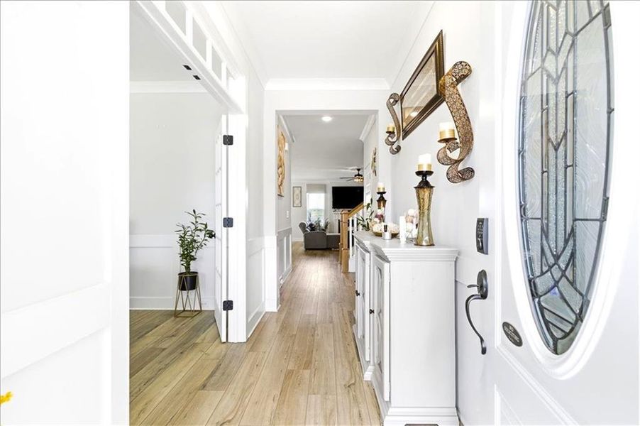 Furnished interior view inside a new home in , Hoschton (Image 13).