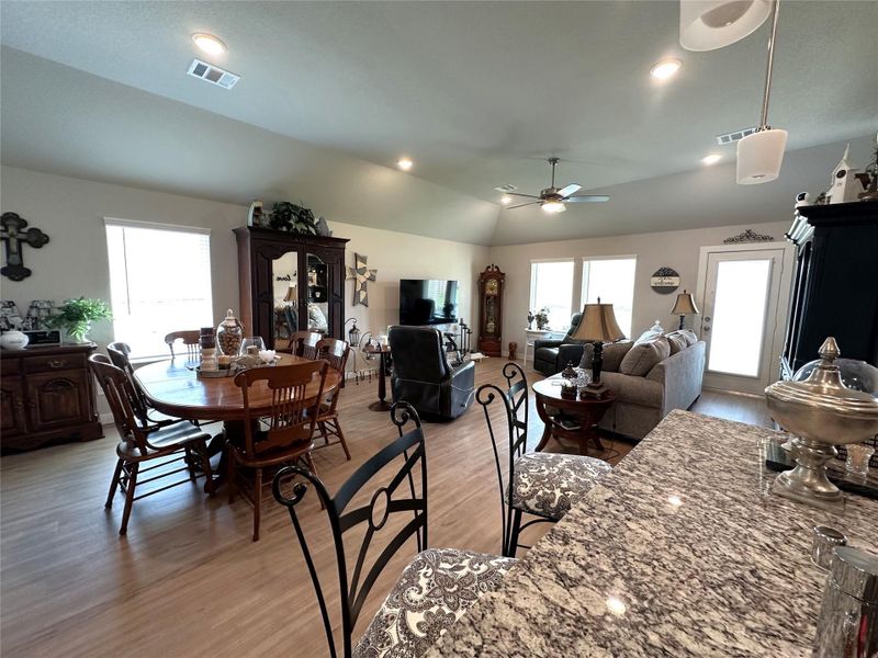 Furnished interior view inside a new home in Lone Star Landing, Montgomery (Image 14).